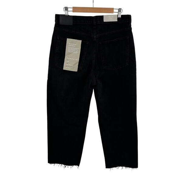 Everlane Raw Hem The Way High Jean in coal Size 32 Short - Picture 9 of 9